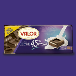 DisfrutaBox Accion Reaccion Valor Chocolate con leche 45 Cacao