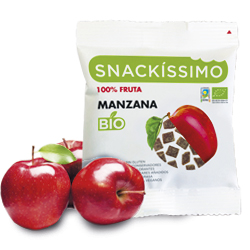 DisfrutaBox Accion Reaccion Snackissimo Bio Manzana