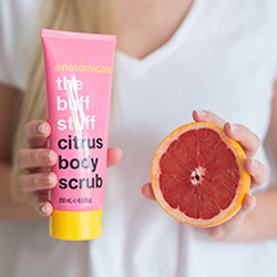 DisfrutaBox Preparados Listos Anatomicals The Buff Stuff Citrus Body Scrub