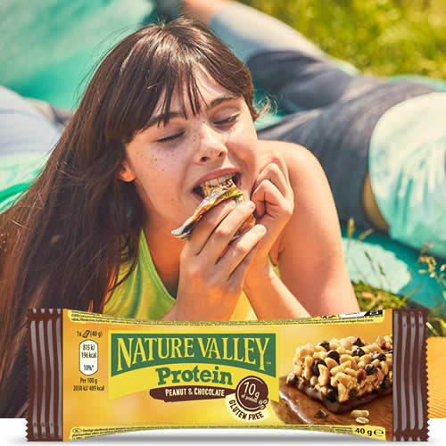 Barritas Protein Cacahuete y Chocolate Nature Valley en DisfrutaBox Un Paso Adelante