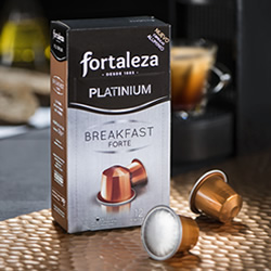 DisfrutaBox Al Calor del Hogar Capsulas Aluminio Fortaleza Platinium Breakfast Forte