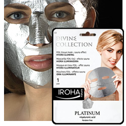 DisfrutaBox Iroha Mascarilla Foil Platino