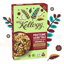 W.K. Kellogg Granola Proteínas Vegetales en DisfrutaBox Mañana