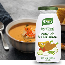 Crema de 8 Verduras n en Cristal