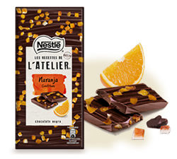 DisfrutaBox Sweet Home Tableta Chocolate Negro Naranja Confitada