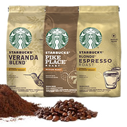 DisfrutaBox Preparados Listos Starbucks® Cafe Molido Grano Blonde Espresso Roast