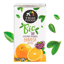 True Foods Naranja Mini Brik en DisfrutaBox Mañana
