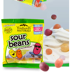 DisfrutaBox Sostener Sour Beans Grageas Acidas YumEarth
