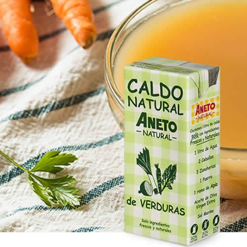 Caldo de verduras Aneto en DisfrutaBox De puerta adentro