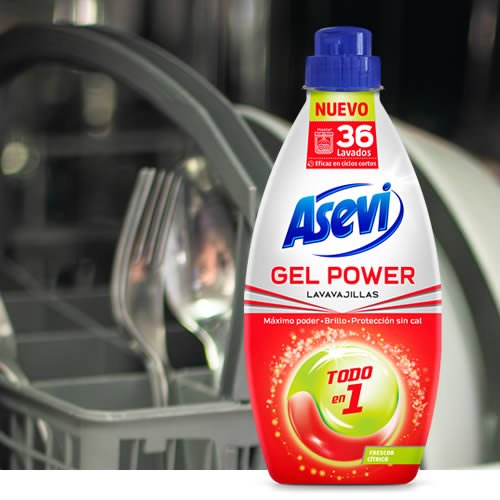Lavavajillas gel Asevi Power en DisfrutaBox Next Level