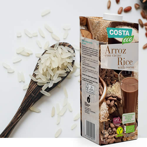Bebida Ecológica de Arroz con Cacao Costa Eco en DisfrutaBox memento