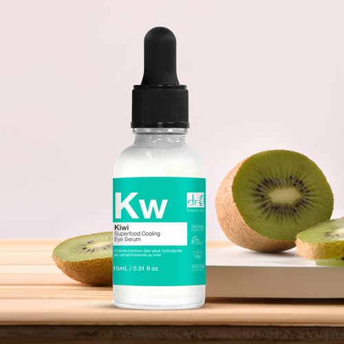 Kiwi Superfood Cooling Eye Serum dr.botanicals en DisfrutaBox Nunca es Tarde