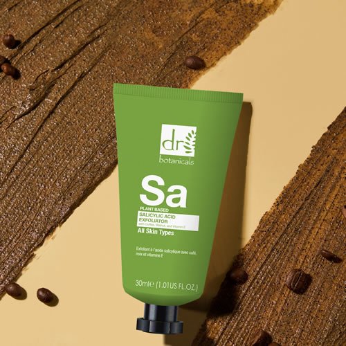 Exfoliante de &Aacute;cido Salic&iacute;lico con Caf&eacute;, Nuez y Vitamina E en Disfrutabox de puertas hacia adentro