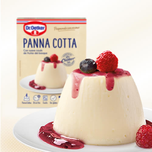 Decomagia Navidad Dr Oetker en DisfrutaBox Placer Deluxe Panna Cotta Frutos del Bosque Dr Oetker en DisfrutaBox Un Año Más