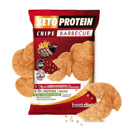 Chips Barbacoa Keto Protein en DisfrutaBox Primavera Cool