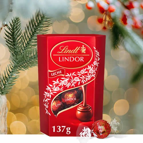 Lindt LINDOR Bombones de Chocolate con Leche en DisfrutaBox Petits delices Lindt LINDOR Bombones de Chocolate con Leche en DisfrutaBox Petits delices