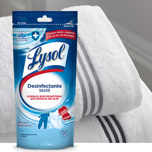 Lysol Desinfectante Textil en DisfrutaBox Volver a Empezar