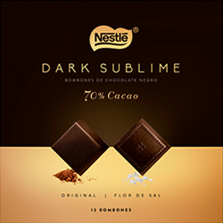 Bombones de chocolate Negro Nestlé Dark Sublime en DisfrutaBox Exquisiteces