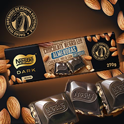 Nestlé Dark Almendras en DisfrutaBox Un Mundo Feliz