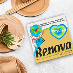  Servilletas Renova Recycled 2 Capaso en DisfrutaBox Un Mundo Feliz