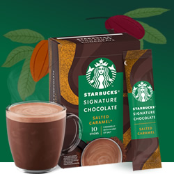 Starbucks® Signature Chocolate Salted Caramel en DisfrutaBox Cosas de Casa